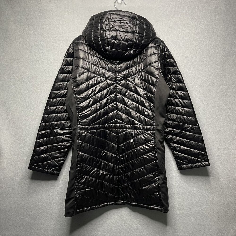 Andrew Marc New York Women Hooded Quilted Puffer Jacket Winter Coat 2X Black - Picture 2 of 6
